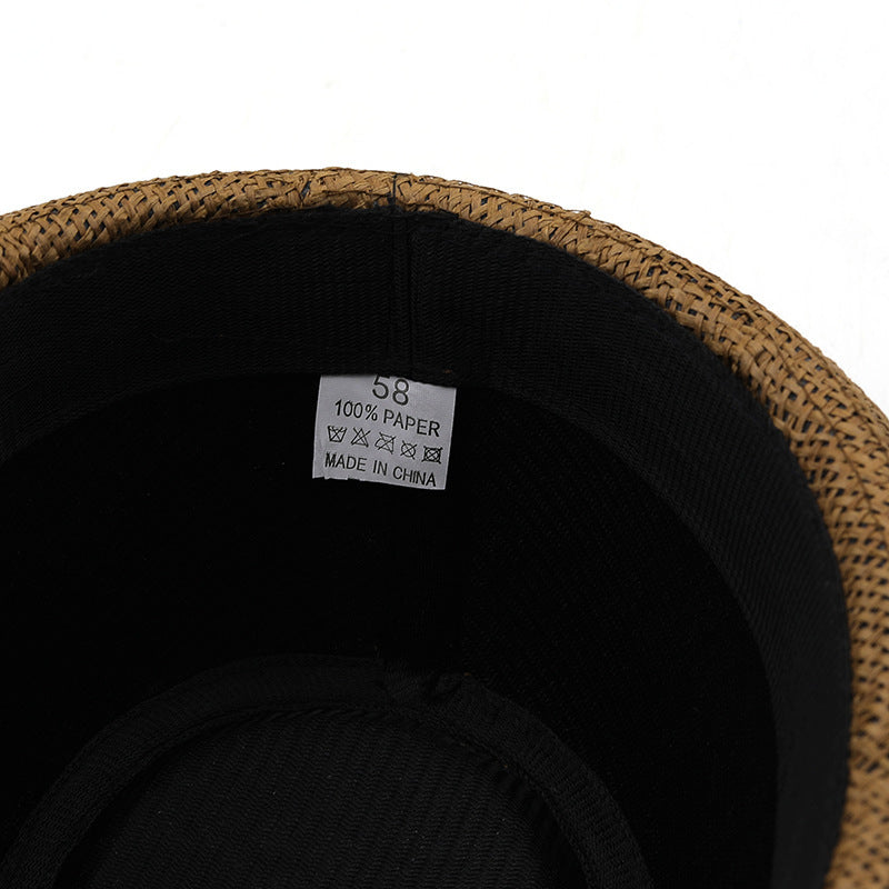 Men's And Women's Retro Fashion Sun Protection Straw Hat