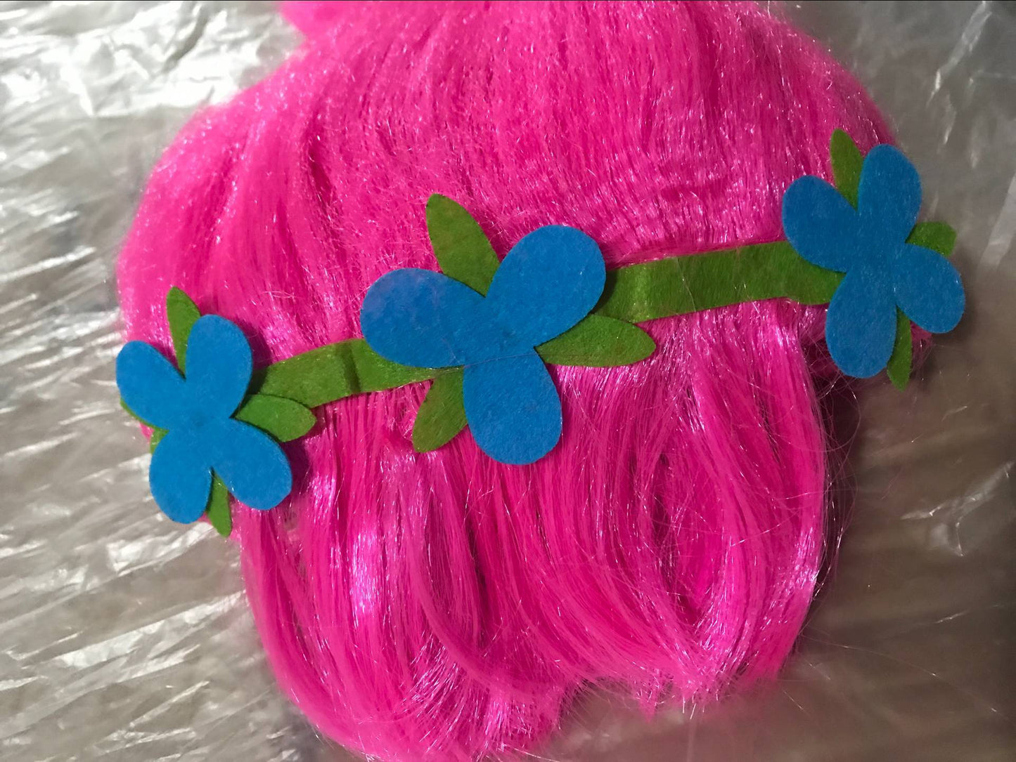 Magic Elf Trolls Trolls Doll Wig Children's Flame Wig Magic Elf Wig Princess Bobi