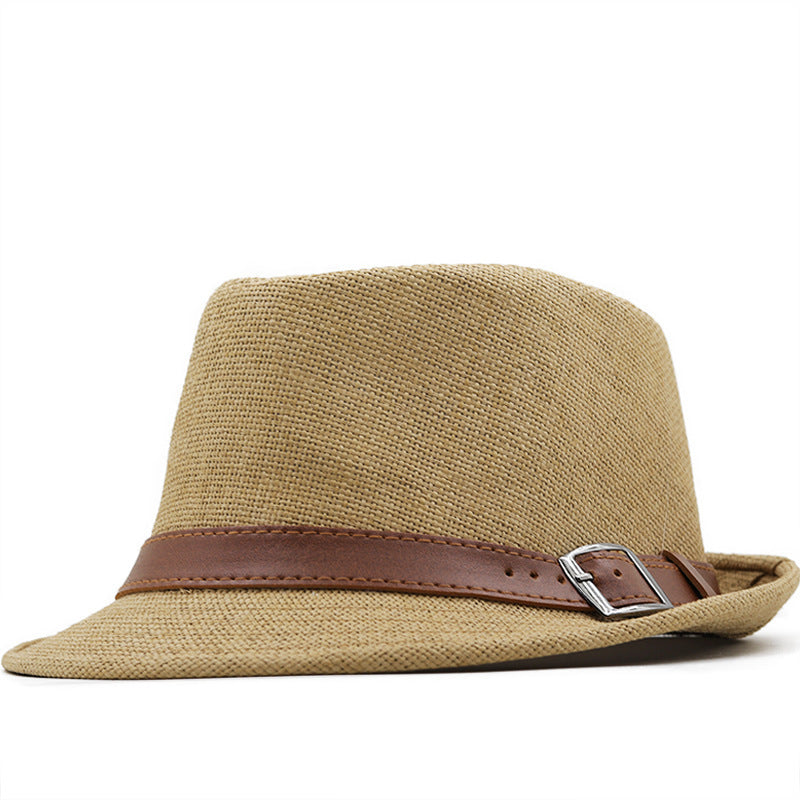 Men's And Women's Retro Fashion Sun Protection Straw Hat