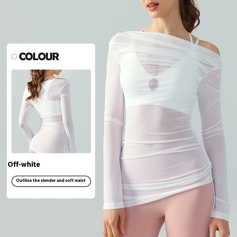 Yoga Clothes Suit High Sense Outer Wear Blouse Two Pieces