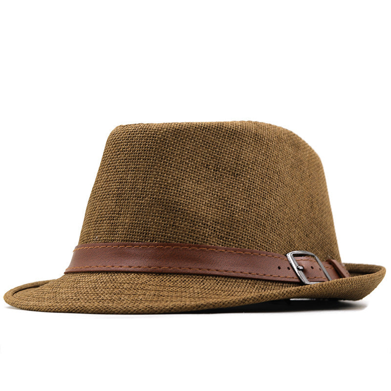 Men's And Women's Retro Fashion Sun Protection Straw Hat