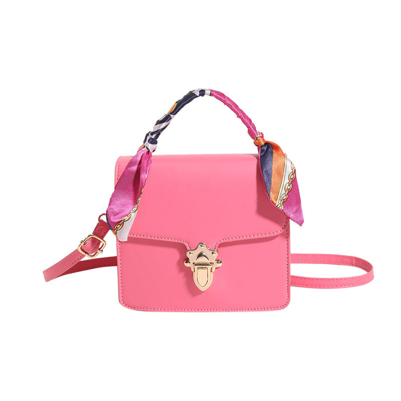 Women's Solid Color Simple Shoulder Messenger Bag