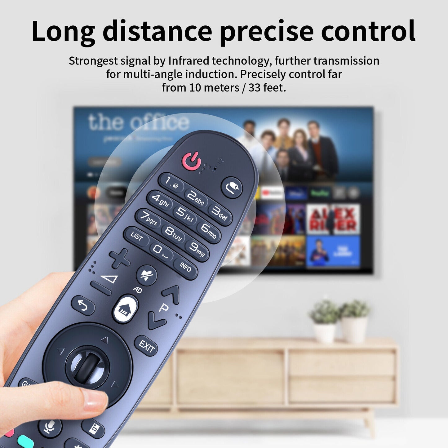 Smart TV Remote Control Replacement For LG Magic Remote AN-MR18BA AN-MR19BA