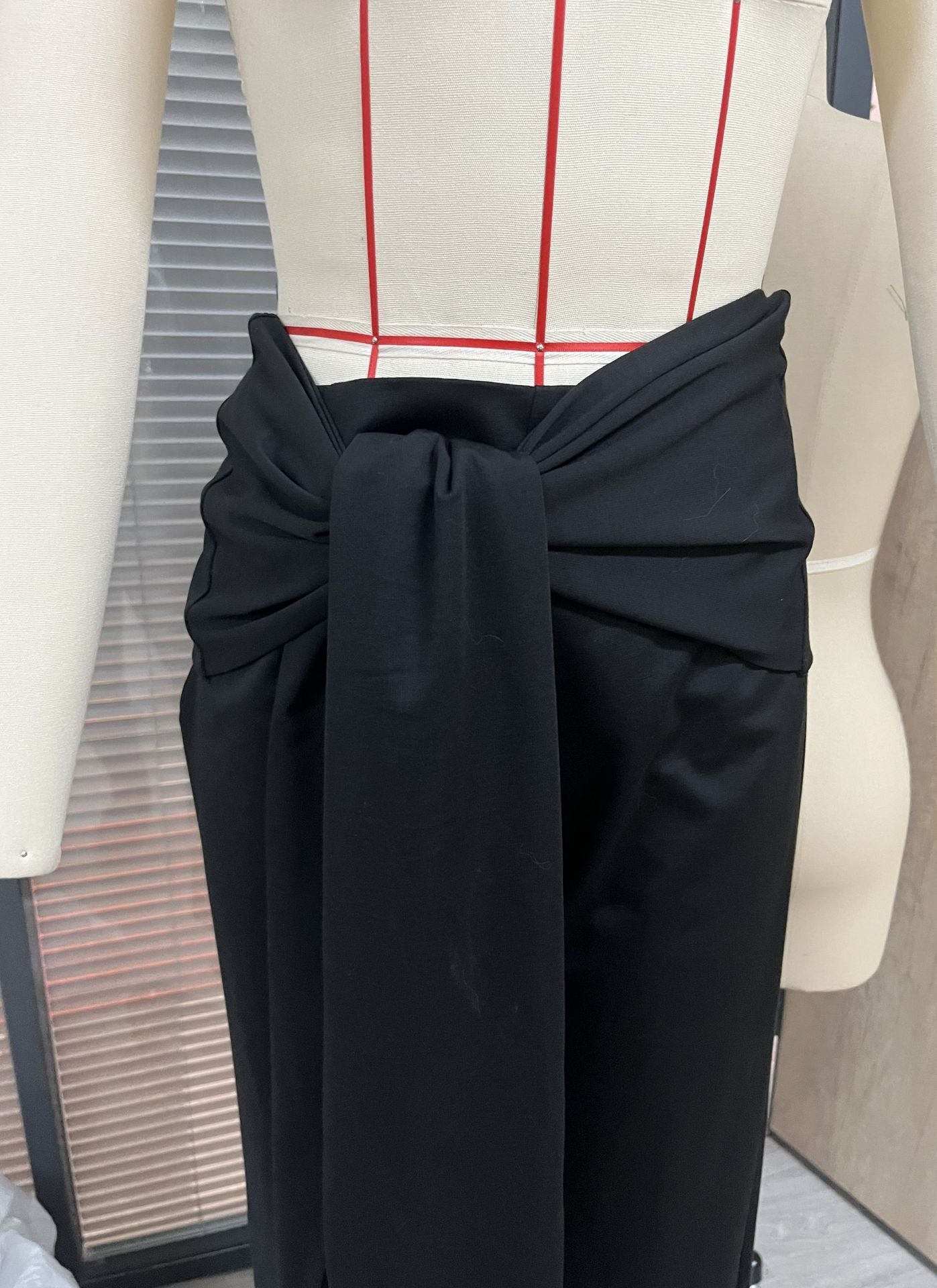 Loose Straight Casual Strap Wide-leg Suit Pants
