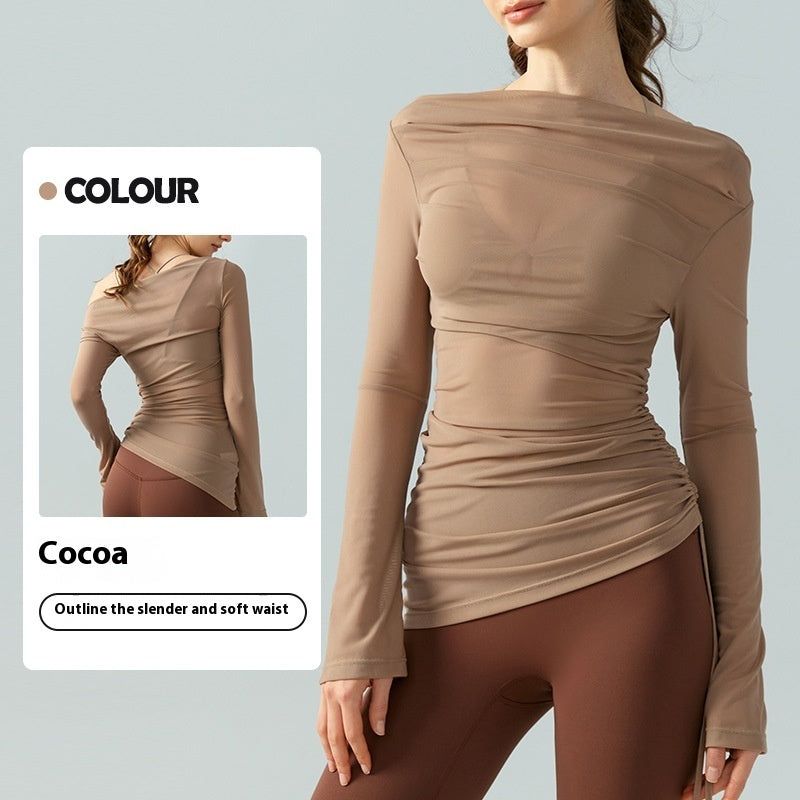 Yoga Clothes Suit High Sense Outer Wear Blouse Two Pieces