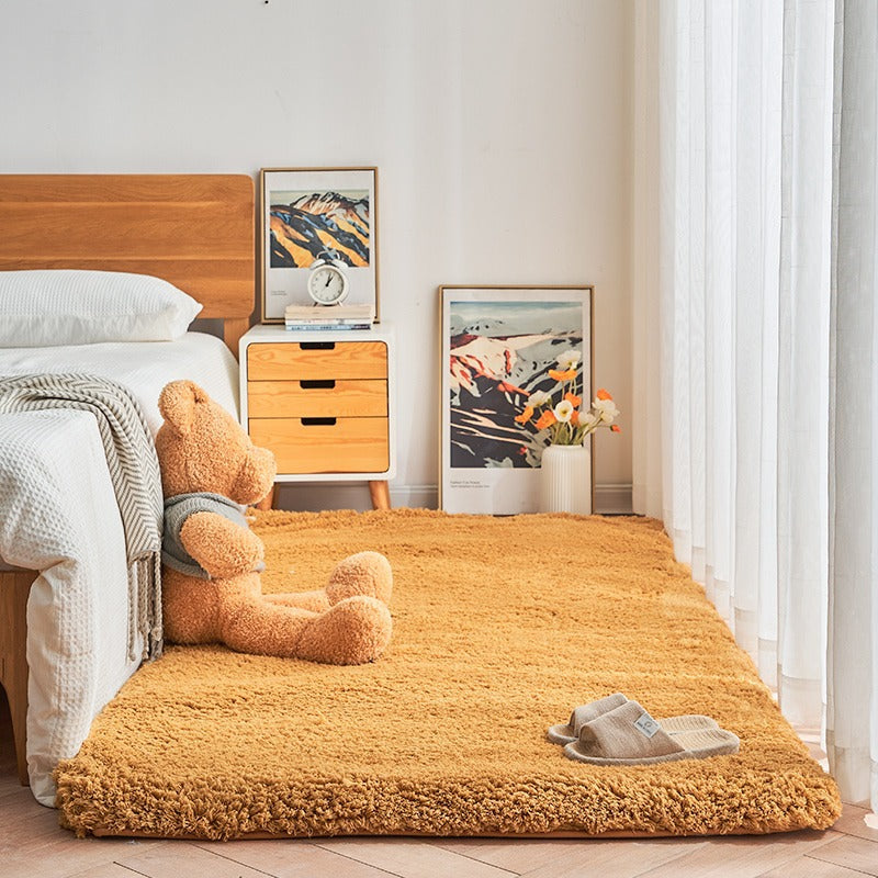 Lambswool Bedroom Bedside Carpet Thickening Tatami Soft Floor Mat Bay Window