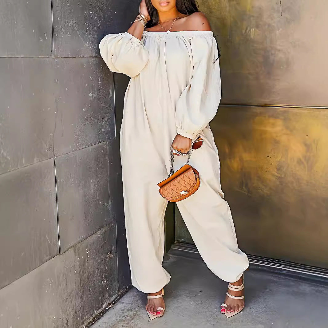 Linen European And American Women's Clothing Jumpsuit