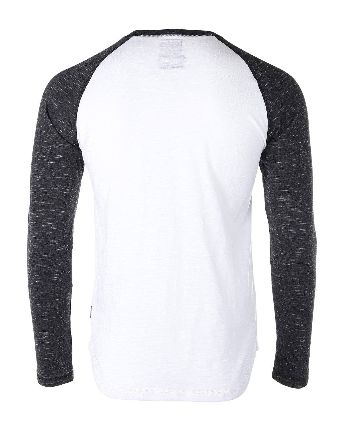 ZIMEGO Men Athletic Fit Baseball Retro Contrast Long Sleeve Raglan T-Shirt