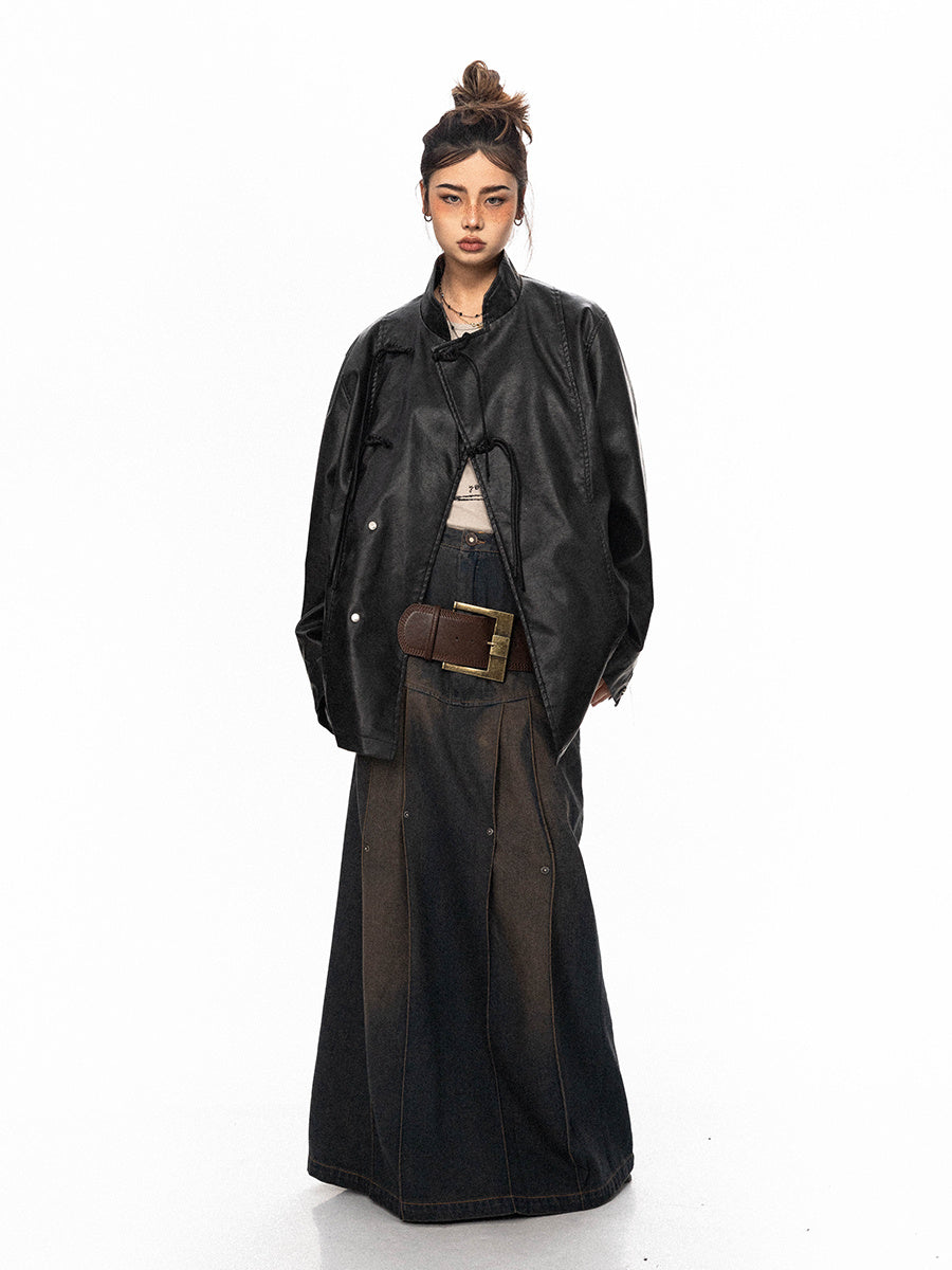 Men's And Women's American-style Niche PU Leather Jacket