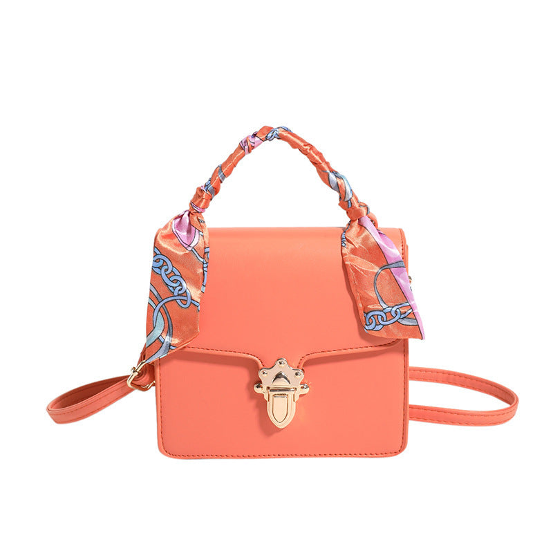 Women's Solid Color Simple Shoulder Messenger Bag