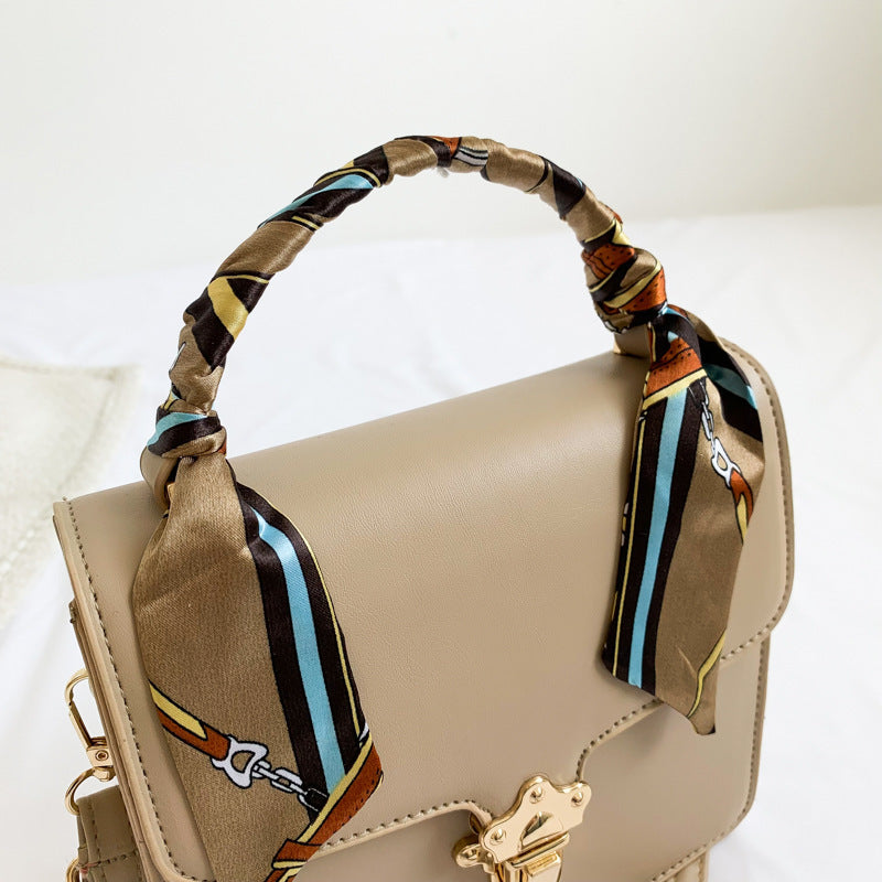 Women's Solid Color Simple Shoulder Messenger Bag