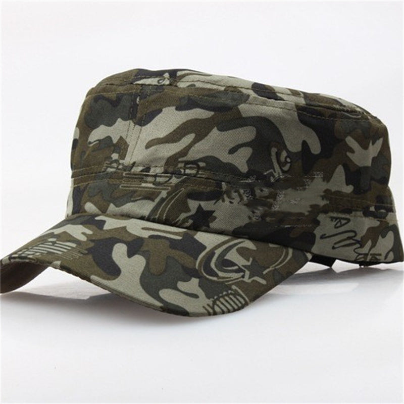 Men's And Women's Fashion Outdoor Flat Top Hat