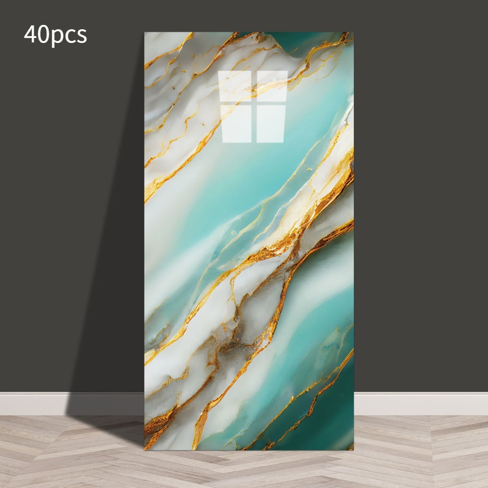 Marble Sticker Renovation Bathroom Kitchen Background Wall Decoration
