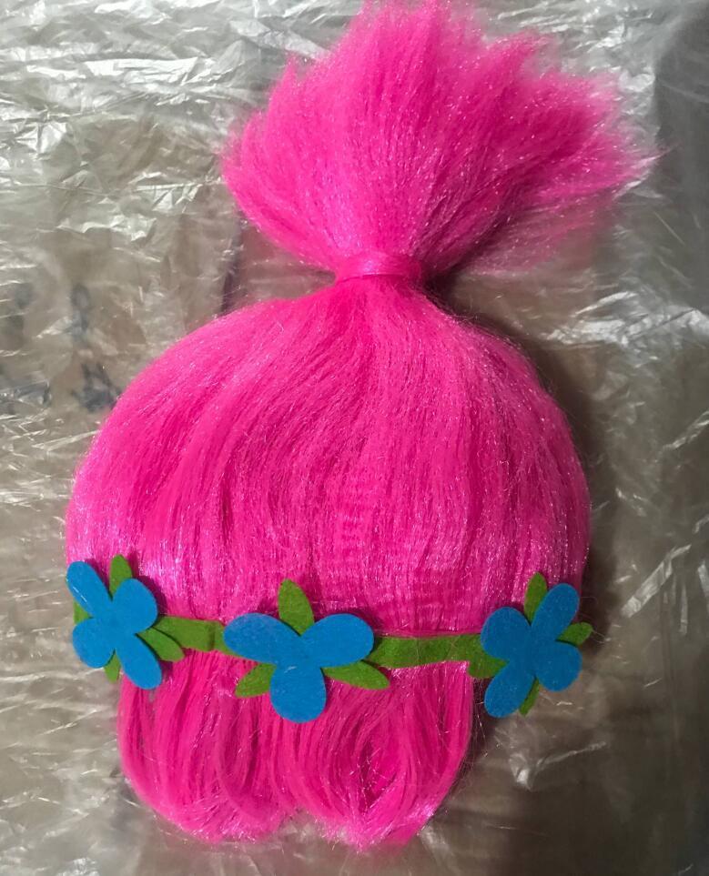 Magic Elf Trolls Trolls Doll Wig Children's Flame Wig Magic Elf Wig Princess Bobi