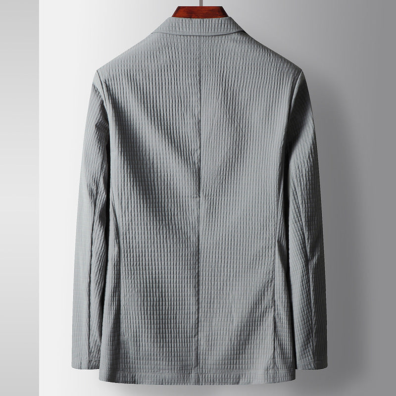 Young And Middle-aged Solid Color Thin Non-ironing Coat