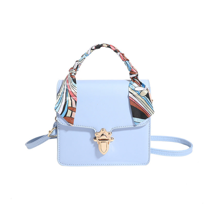 Women's Solid Color Simple Shoulder Messenger Bag