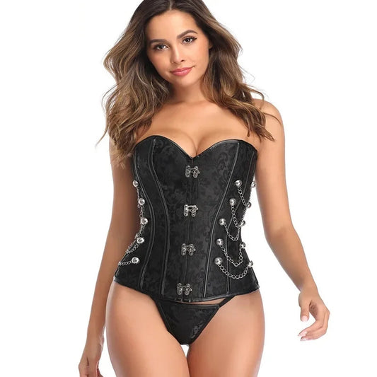 Ladies Fashion Personality Gothic Steampunk Corset
