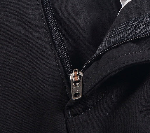 Youth Slim Straight Four-Sided Stretch Trousers