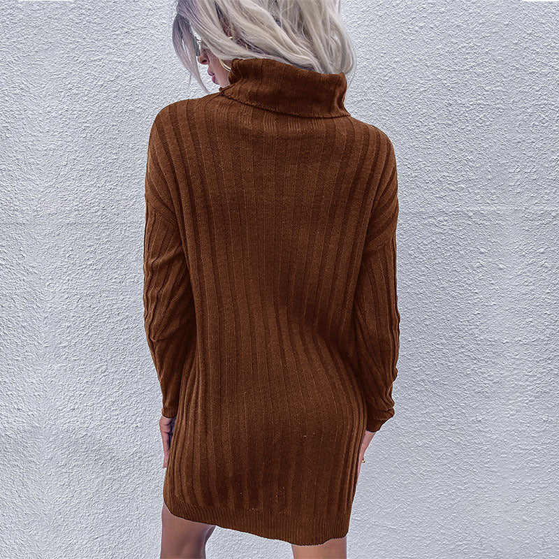 Long Bottoming Pit Knit Sweater Skirt