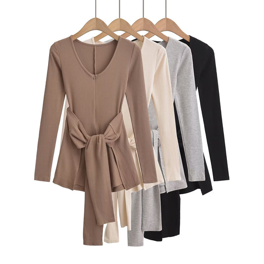 Women's Waist Strap Two-piece Jumpsuit