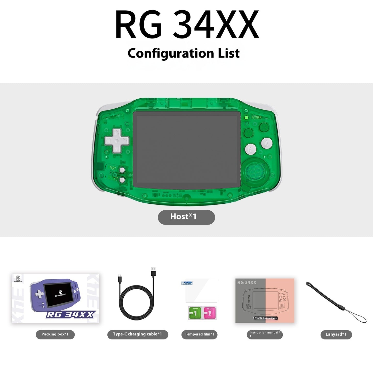 RG34XX Handheld Game Machine Wireless Retro Open Source