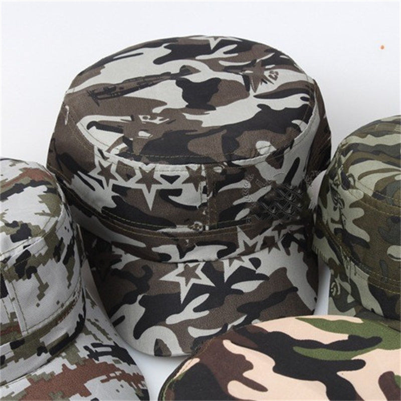 Men's And Women's Fashion Outdoor Flat Top Hat