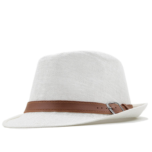 Men's And Women's Retro Fashion Sun Protection Straw Hat