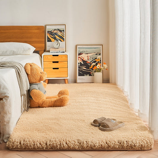 Lambswool Bedroom Bedside Carpet Thickening Tatami Soft Floor Mat Bay Window