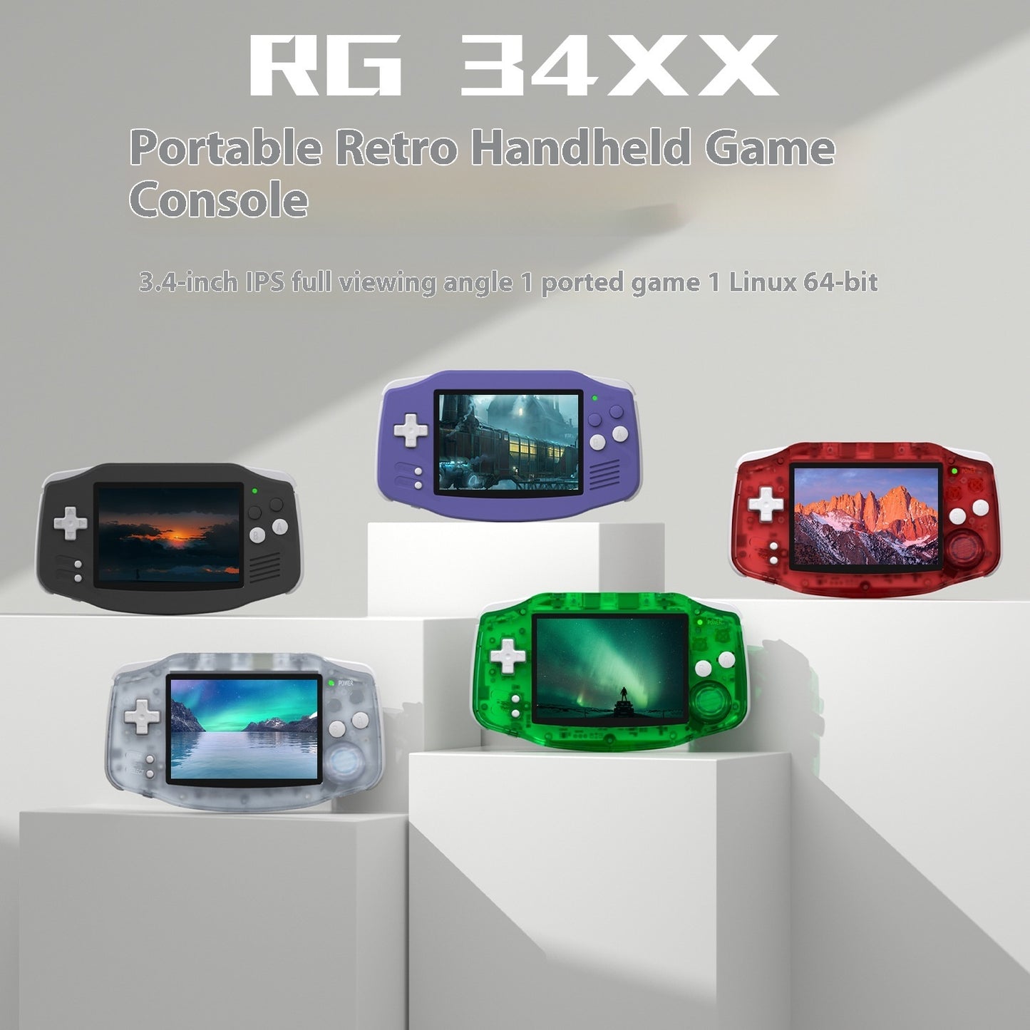 RG34XX Handheld Game Machine Wireless Retro Open Source